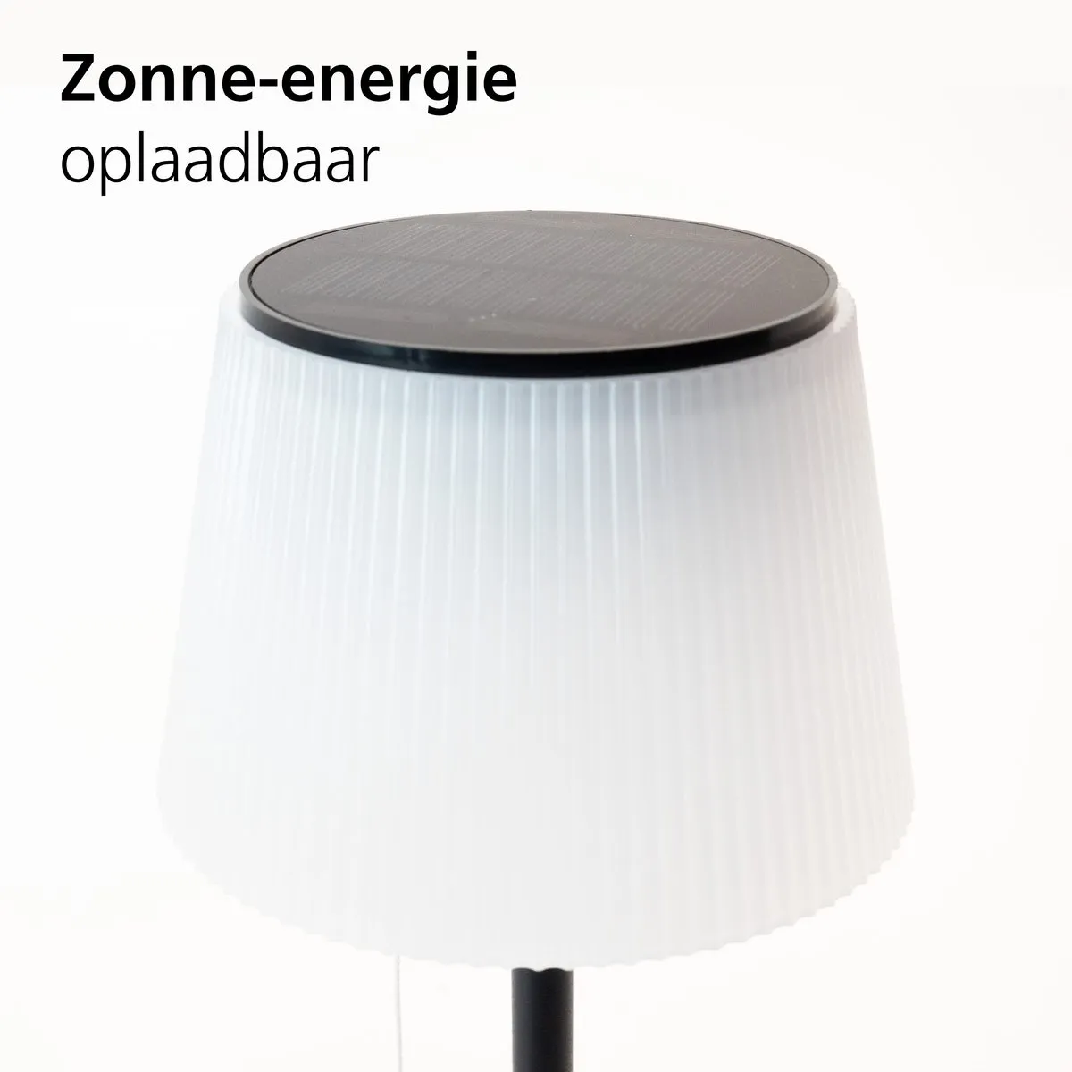 Eglo Scordiano Oplaadbare Tafellamp - Zwart - 22u - Solar