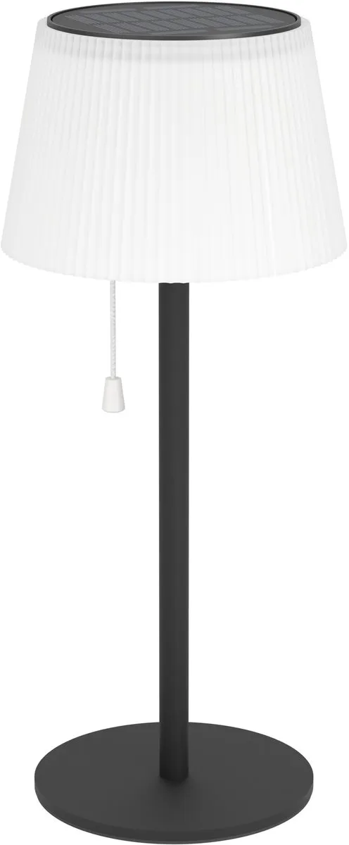 Eglo Scordiano Oplaadbare Tafellamp - Zwart - 22u - Solar