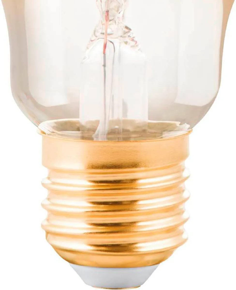 Eglo LED Lamp E27 Amber 2000K - Ø7,5cm - Dimbaar