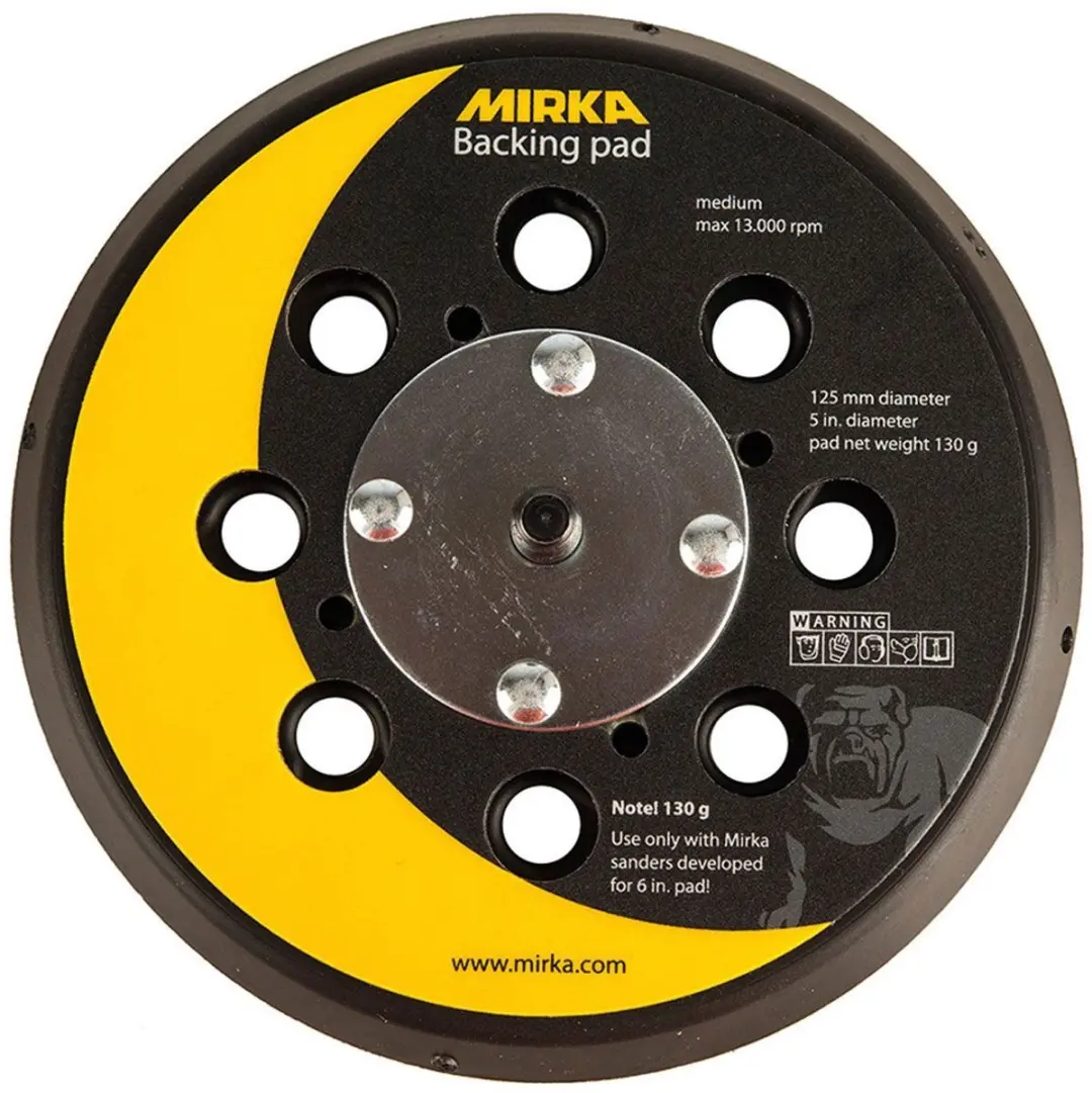 Mirka Abranet Steunpad 125mm - Metaal