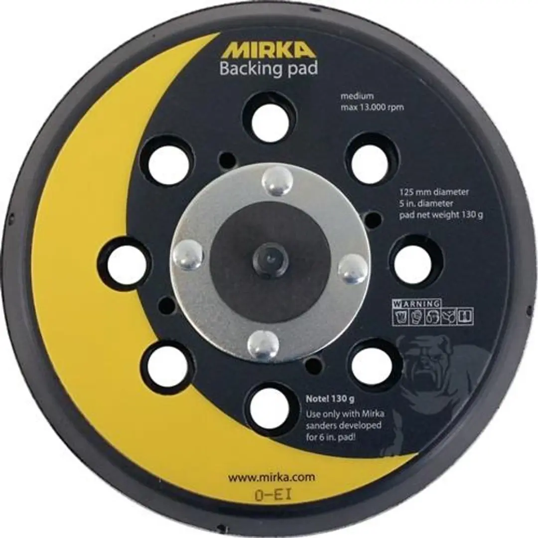 Mirka Abranet Steunpad 125mm - Metaal
