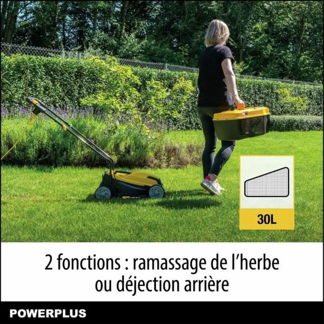 Powerplus POWEG62203 Elektrische Grasmaaier 1000W - 320mm