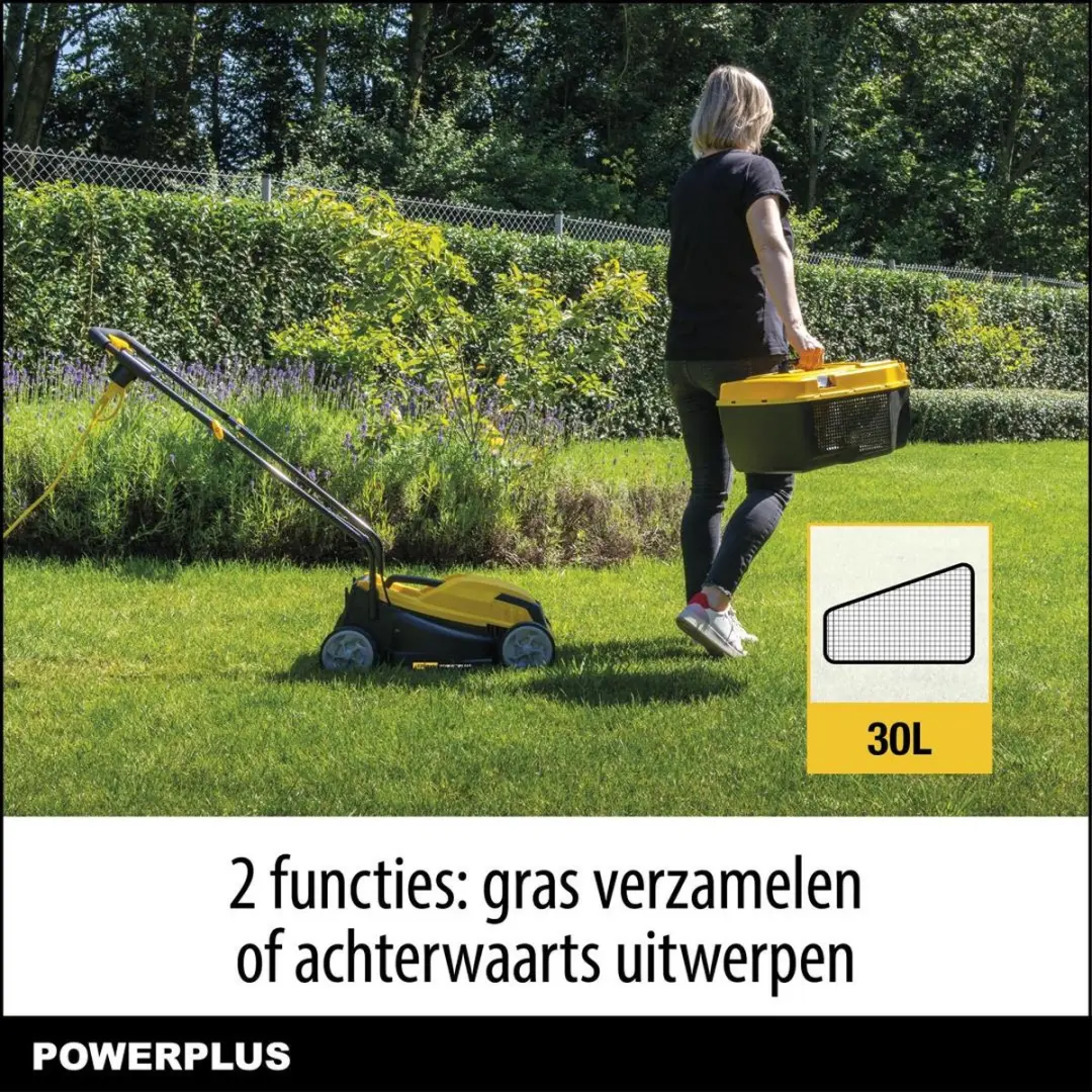 Powerplus POWEG62203 Elektrische Grasmaaier 1000W - 320mm