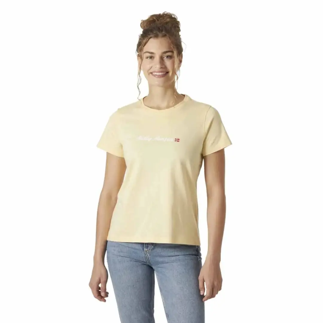 Helly Hansen Core Graphic 2.0 T-shirt - Geel - XS - afbeelding 6 van 6