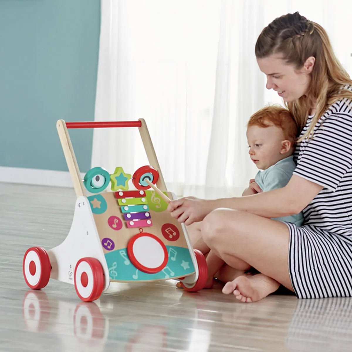 Hape Mijn Eerste Muzikale Loopwagen - 3 Wielen - Veelkleurig