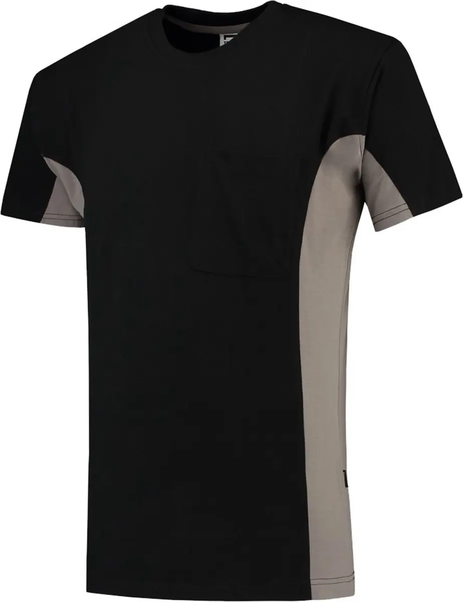 Tricorp T-shirt Bi-Color 102002 - Navy/Limoengroen - Maat L