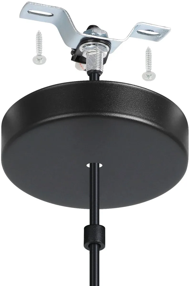 Eglo Barnstaple Hanglamp E27 - 1 Lichtpunt - Zwart/Oud-zink