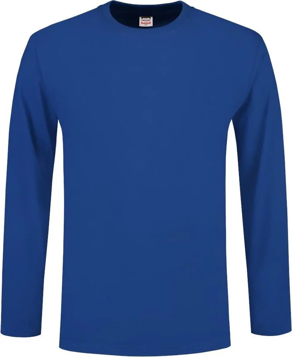 Tricorp T-shirt Lang Mouw 101006 - Maat L - Koningsblauw