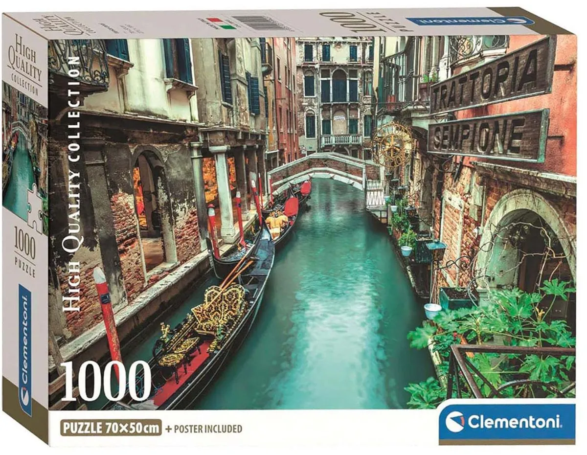 Clementoni Puzzel Venetië Kanaal 1000 Stuks