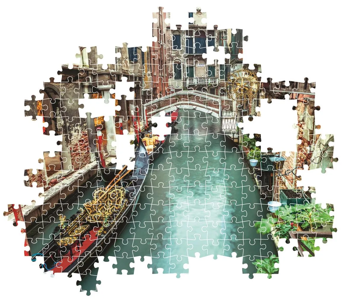 Clementoni Puzzel Venetië Kanaal 1000 Stuks - High Quality Collection - Multikleur - afbeelding 6 van 6