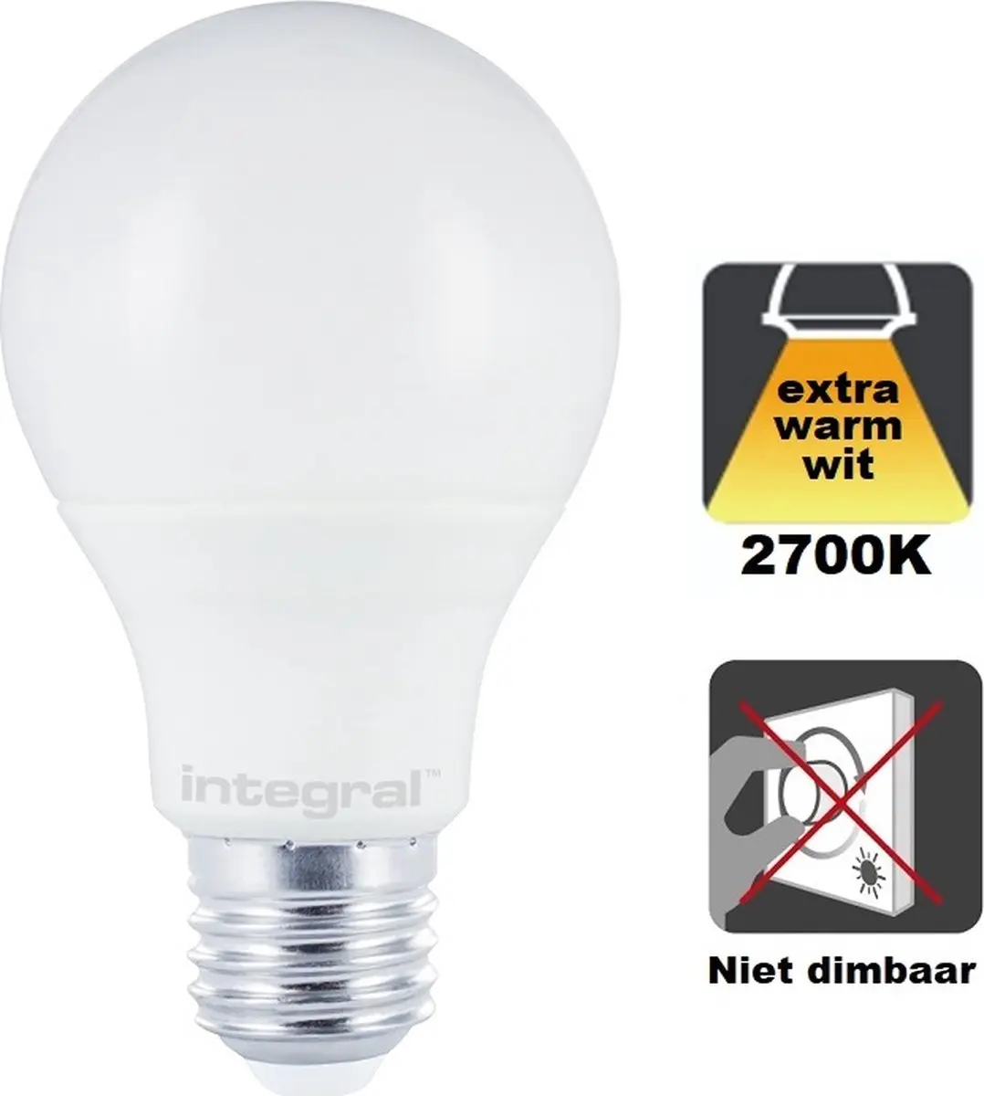 Integral E27 LED Lamp 13,5W 1521lm Mat
