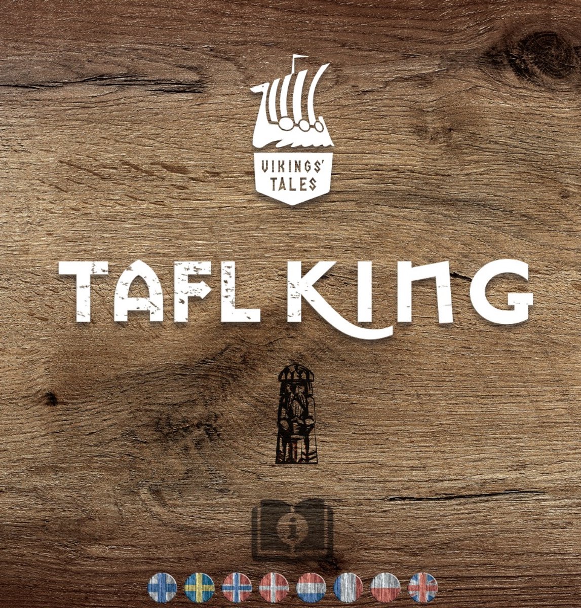 Tactic Tafl King – Bordspel – Klassiek Vikings Strategiespel – Aanvaller tegen Verdediger – Vikings Tales Serie – 2 Spelers – Vanaf 8 Jaar
