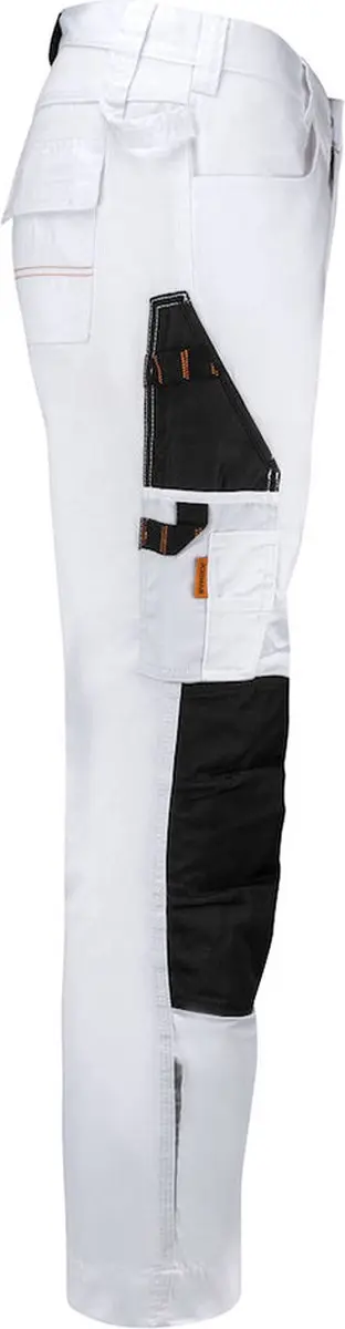 Jobman Service Heren Werkbroek 2321 50 - Wit/Zwart