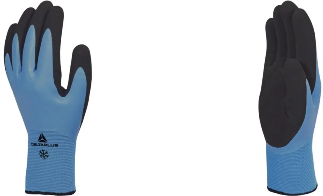 Delta Plus Winterhandschoen Blauw-Zwart - Maat 9 - afbeelding 6 van 6