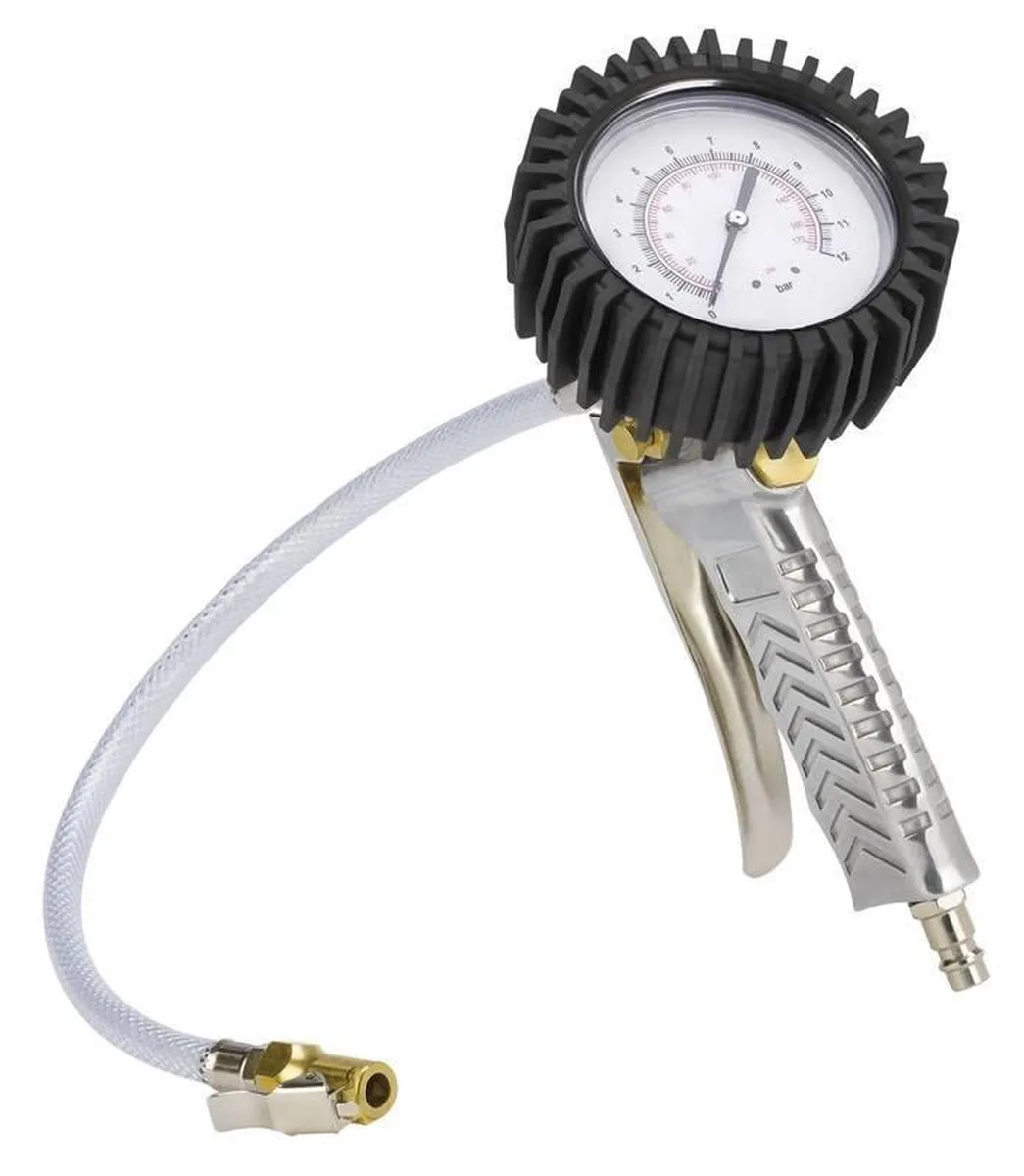 Einhell Professionele Bandenspanningsmeter 4133110 - 0-8 bar - afbeelding 6 van 6
