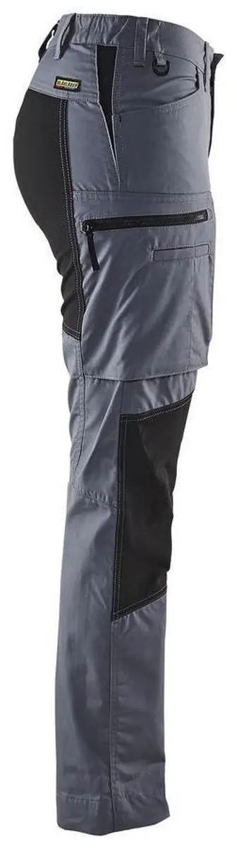 Blåkläder Dames Service Werkbroek Stretch 7159-1845 - 46 - Grijs/Zwart
