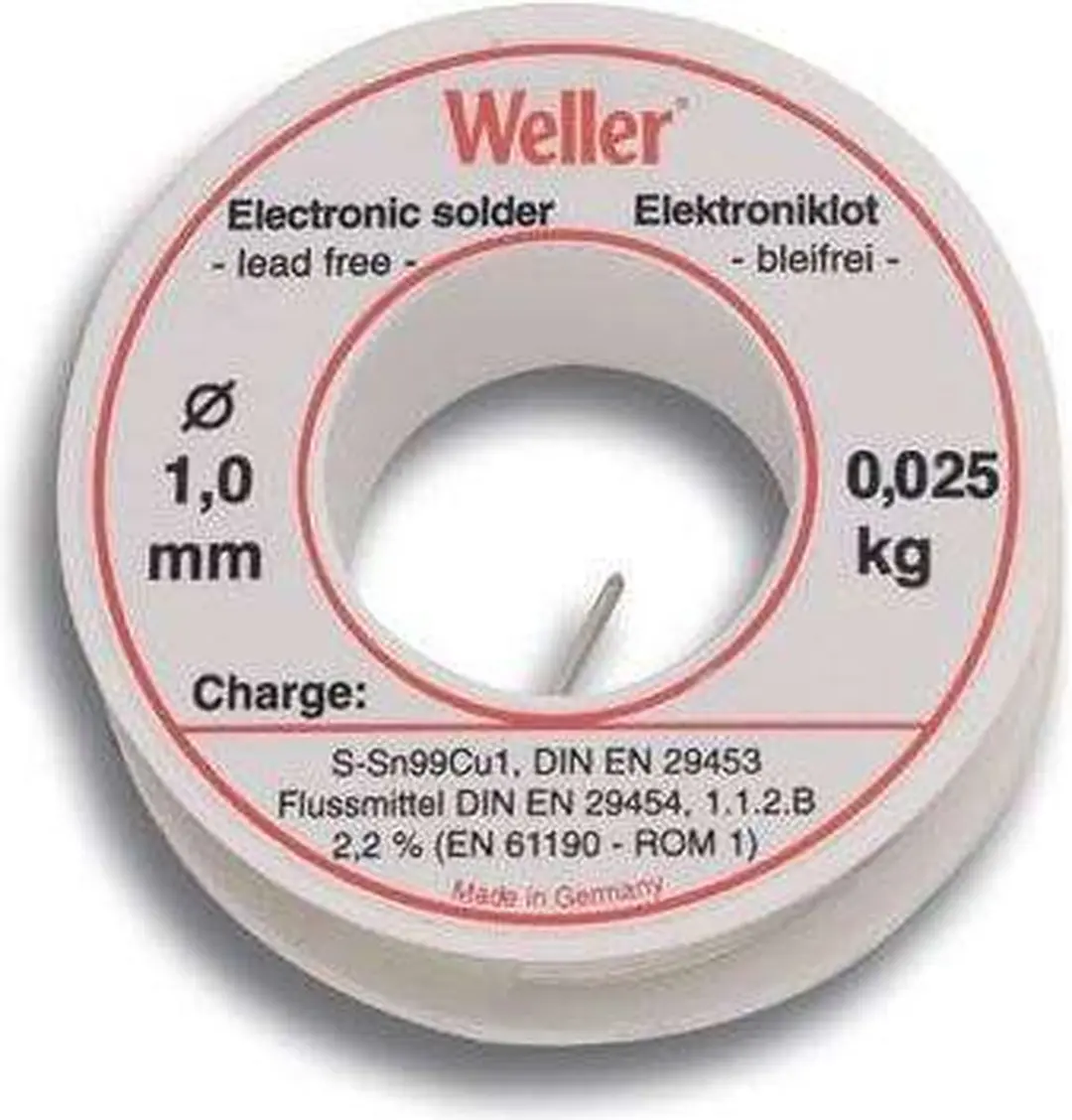 Weller T0054025199N Soldeertin - Loodvrij Ø1mm - 100g - afbeelding 6 van 6