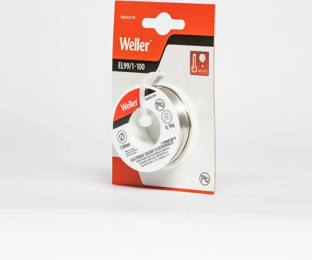 Weller T0054025199N Soldeertin - Loodvrij Ø1mm - 100g