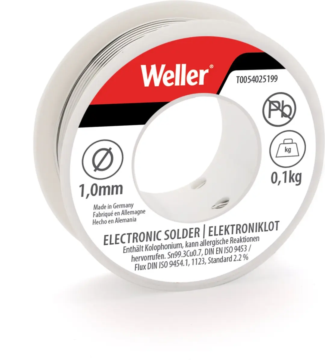 Weller T0054025199N Soldeertin
