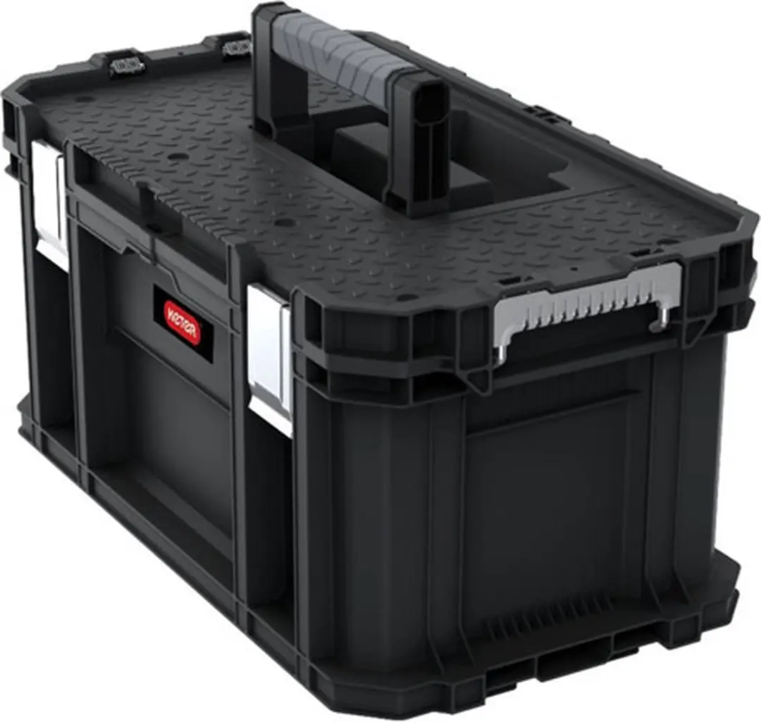 Keter Connect Toolbox Gereedschapskoffer 54x31x27,5cm - Zwart