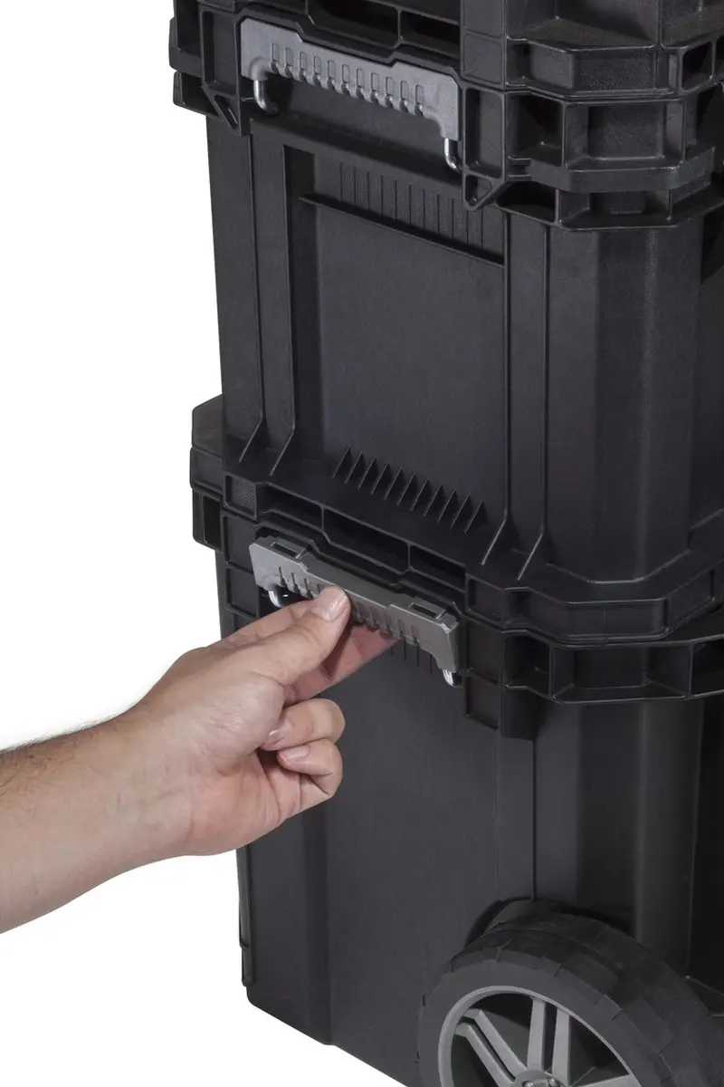 Keter Connect Toolbox Gereedschapskoffer 54x31x27,5cm - Zwart