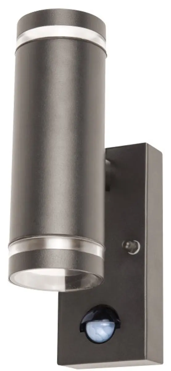 Integral Antraciet Buiten Wandlamp IP54 Up&Down 2x GU10
