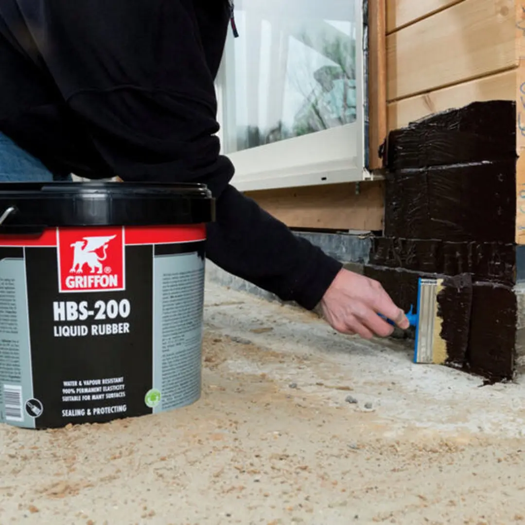 Griffon HBS-200 Liquid Rubber 5L - Zwart
