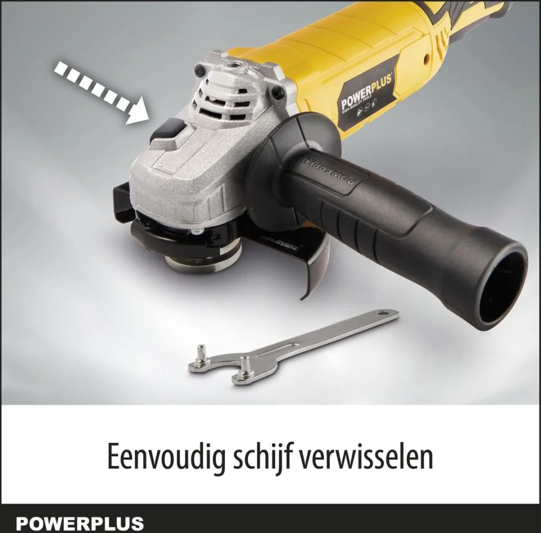 Powerplus POWX0614 Haakse Slijper 1200W - 125mm
