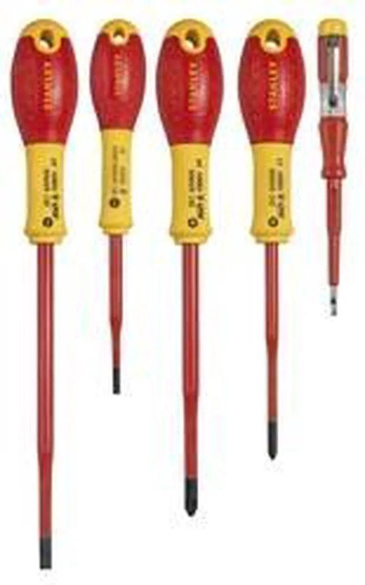 Stanley XTHT0-62693 FATMAX Pro VDE Schroevendraaierset 5-delig - PZ1/SL - Geel