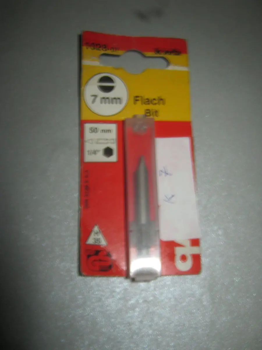 KWB Hardstalen Vlakbit 7mm 102807