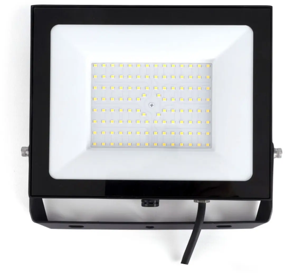 Integral LED Bouwlamp 100W Koel Wit 10000lm - Zwart IP65