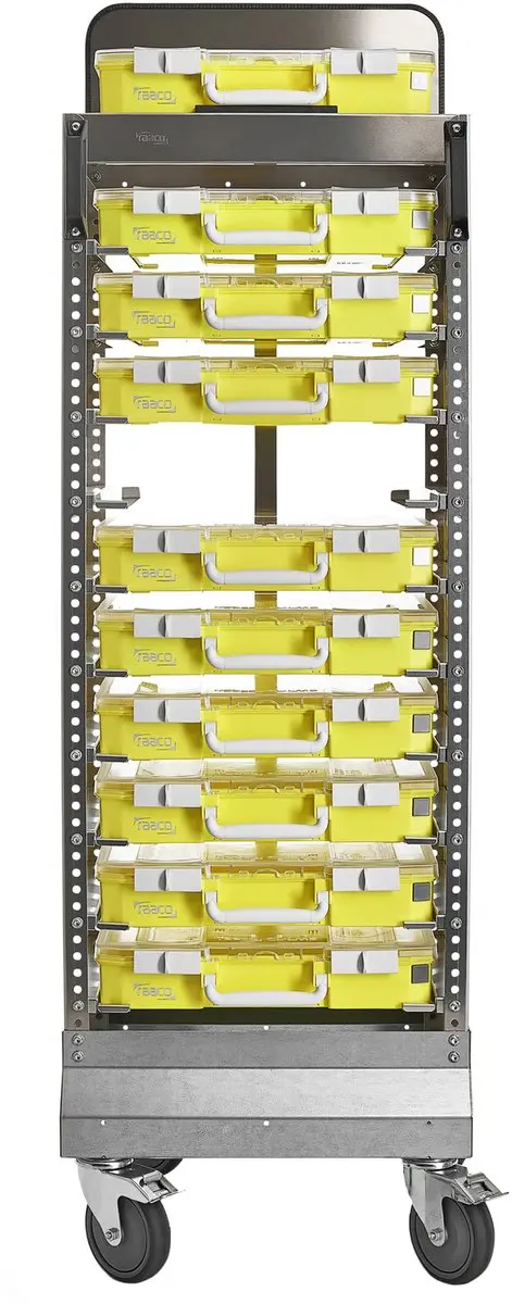 Raaco Trolley Aluminium - 1580x490x480mm Zilver