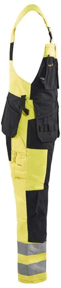 Blåkläder Bretelbroek High Vis 2603-1860 - 56 - Geel/Zwart