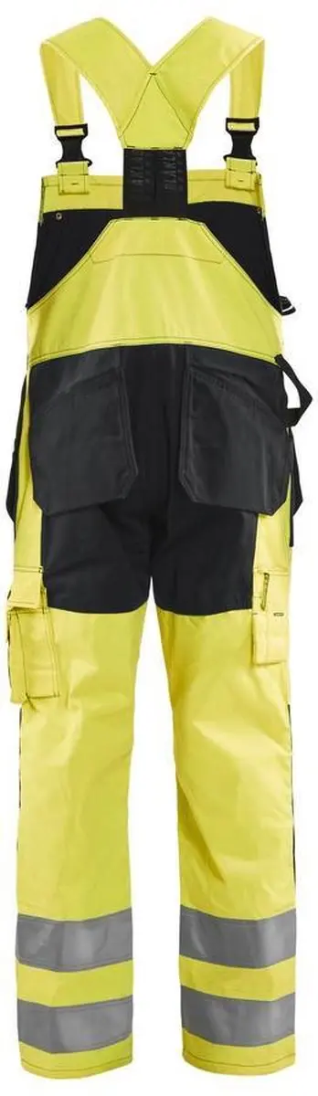 Blåkläder Bretelbroek High Vis 2603-1860 - 56 - Geel/Zwart