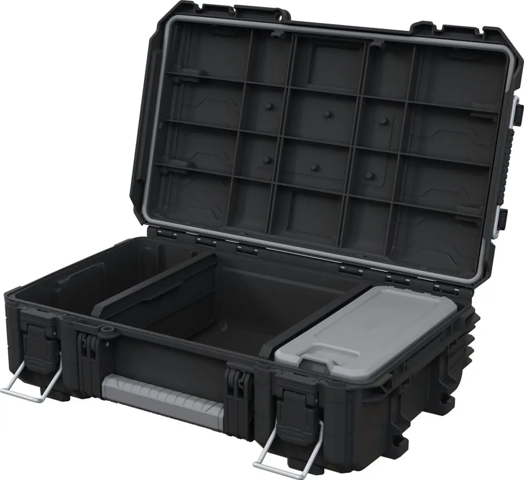Keter Pro Gear Gereedschapskoffer 256979 - 57x35x17cm - Zwart