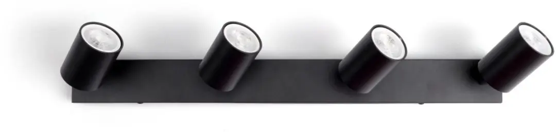 Integral Plafondspot Siena Mat Zwart - 4x GU10