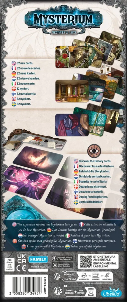Asmodee Mysterium Secrets & Lies Bordspel - 1-7 Spelers