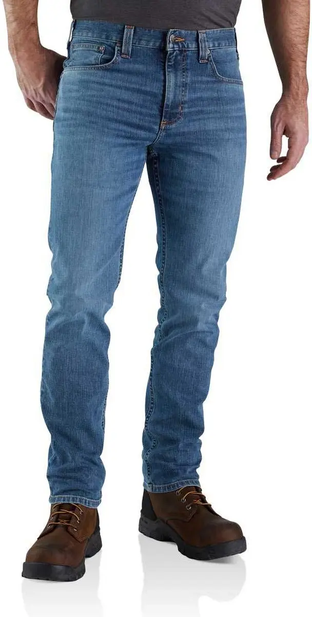 Carhartt Houghton Slim Fit 5-Pocket Jeans - Lichtblauw