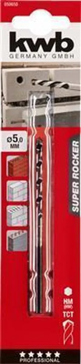 KWB Rocker Betonboor 6-kant 5.0mm