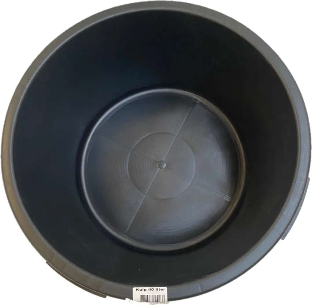 Mullrose Kuip Specie 40L - Ø51cm x 28cm - Zwart