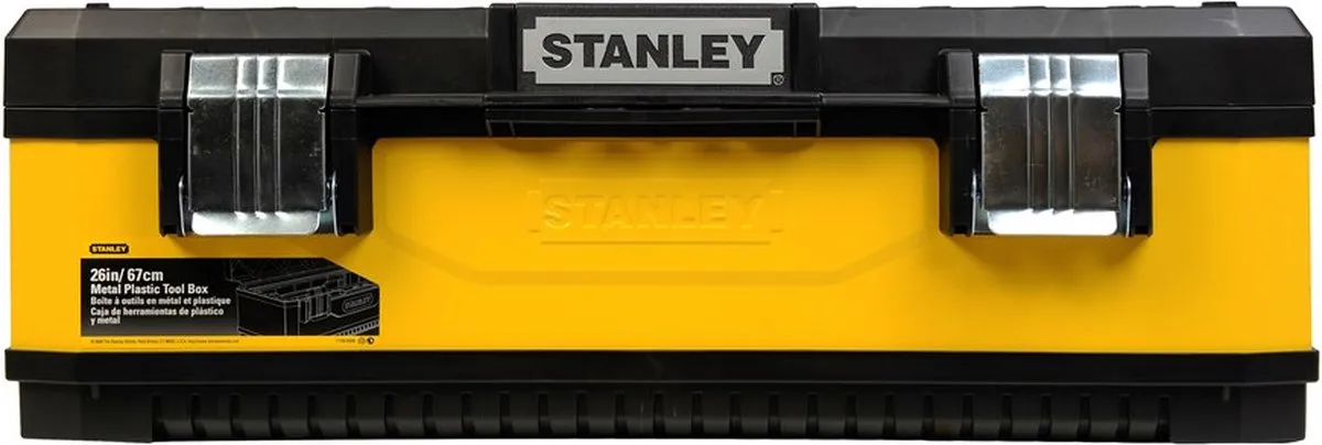 Stanley Gereedschapskoffer MP 26" - 2-delig - Zwart/Geel - afbeelding 6 van 6