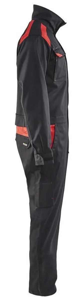 Blåkläder Overall Industrie 6054-1800 50 - Zwart/Rood