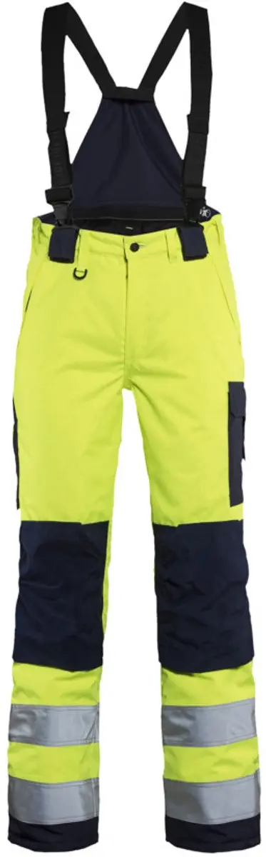 Blåkläder Dames Winterwerkbroek 7885-1977 High Vis Geel/Marineblauw - Maat 38