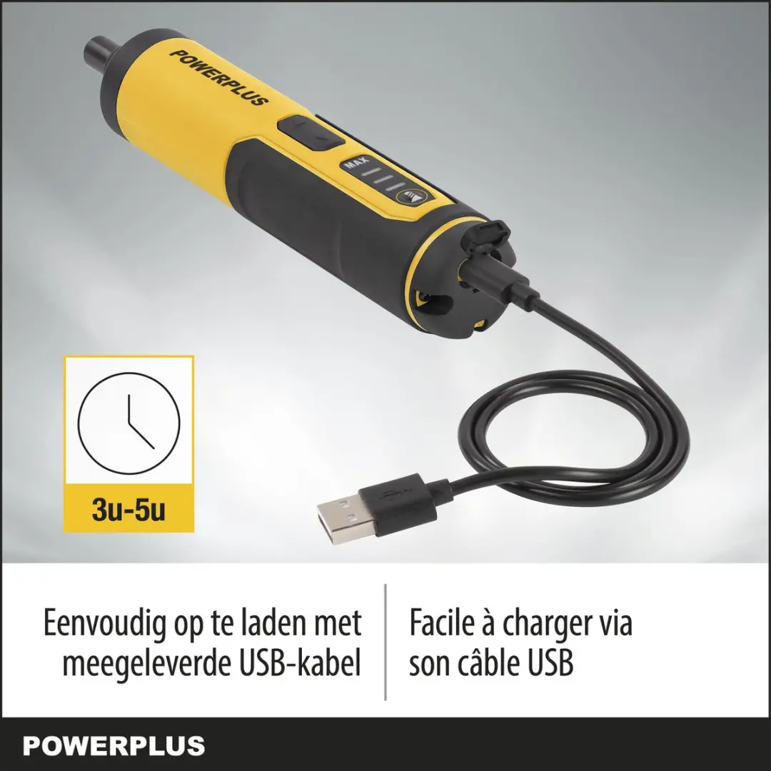 Powerplus POWX00420 Accu Schroevendraaier 4Nm - 1300mAh