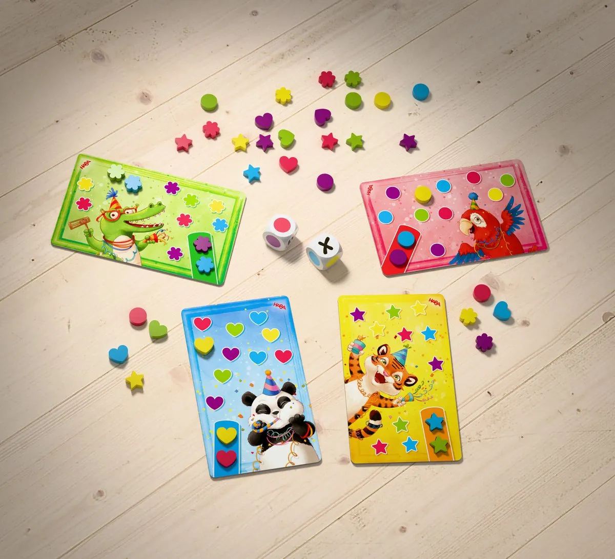 Haba Hoera! Het Regent Confetti Bordspel - 2-4 Spelers - Multicolor