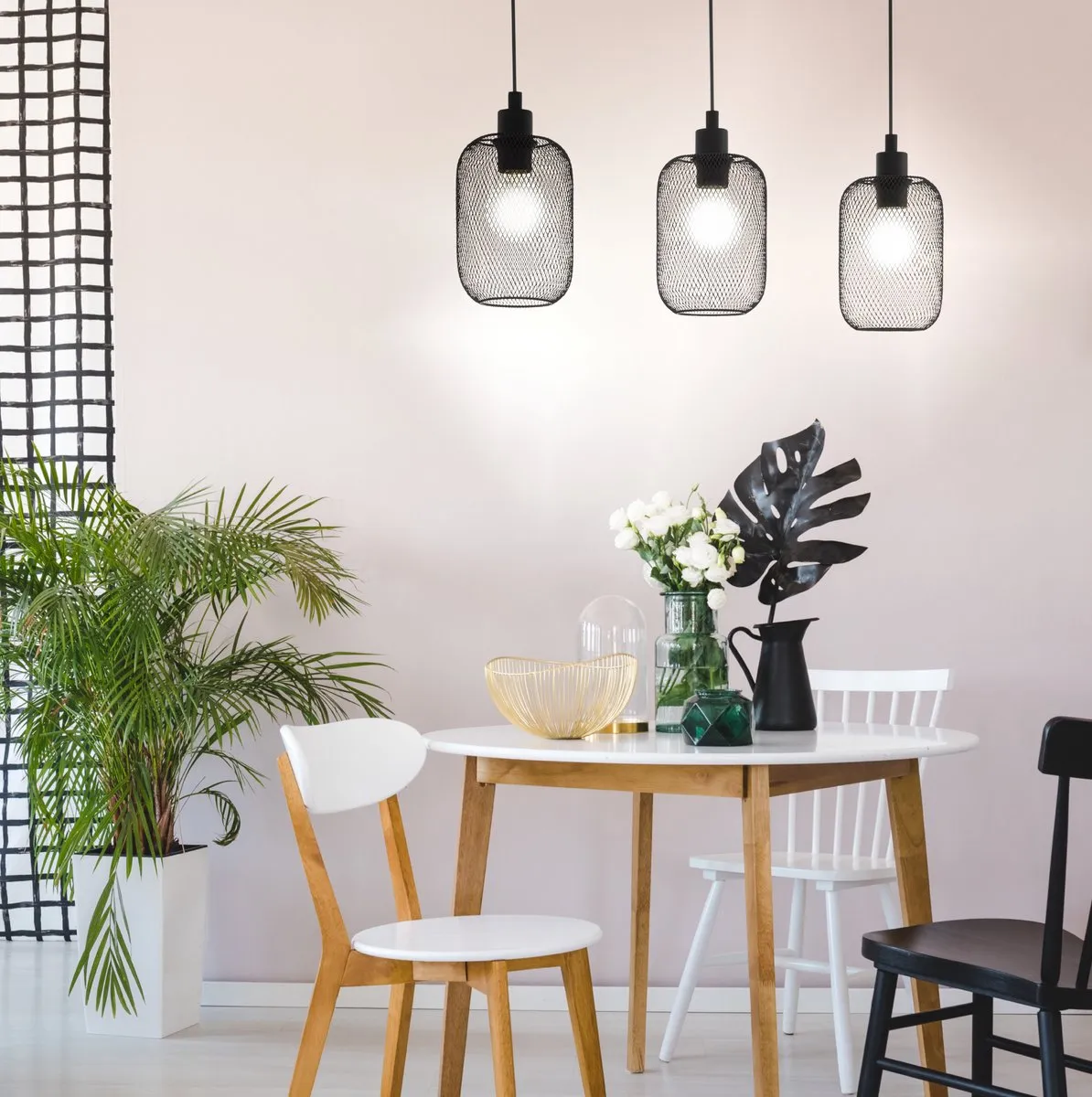 Eglo Wrington Hanglamp 5xE27 - 740cm - Zwart - afbeelding 6 van 6