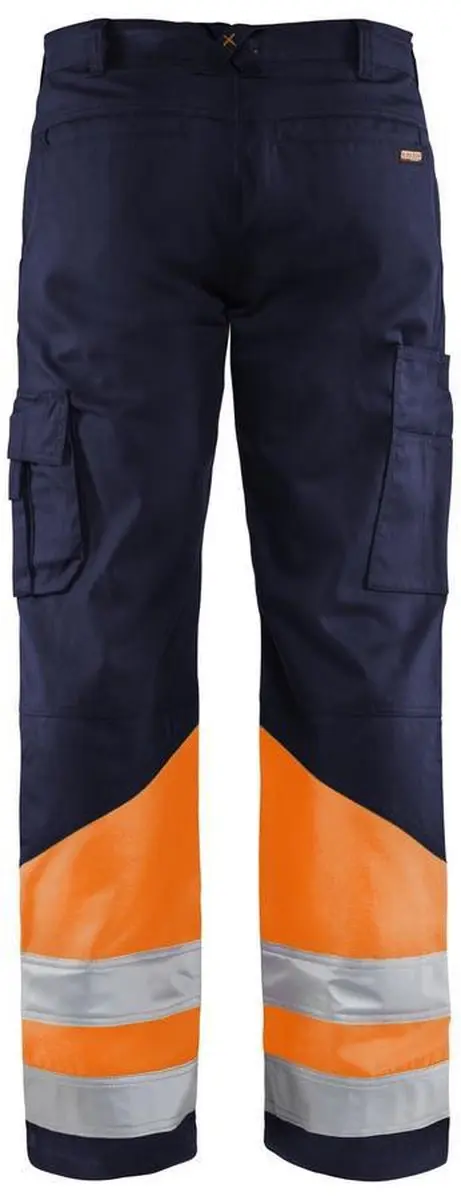 Blåkläder Werkbroek High Vis 1564-1811 - 84 Marineblauw/Oranje