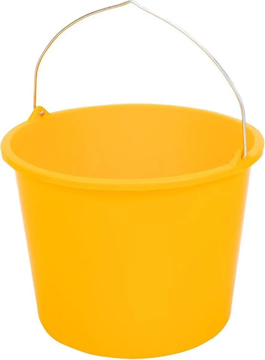 Gripline-L Bouwemmer 12L - Geel