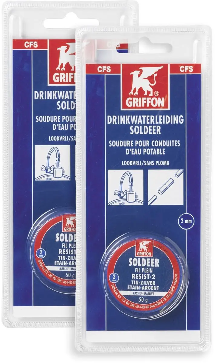 Griffon 1230733 Soldeerdraad Drinkwater 0,20cm