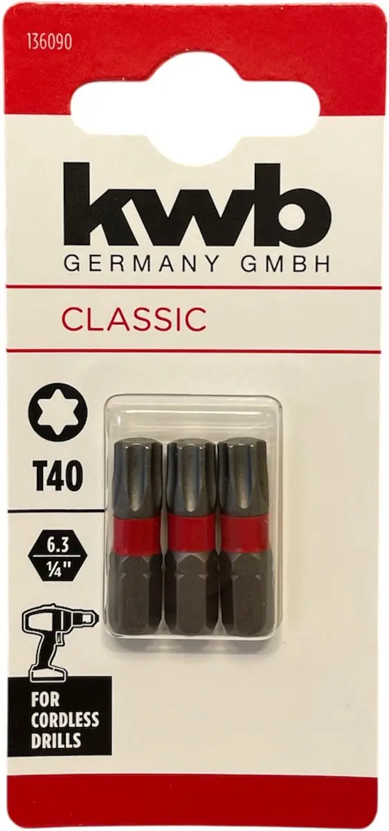 KWB 3 Bitjes T40